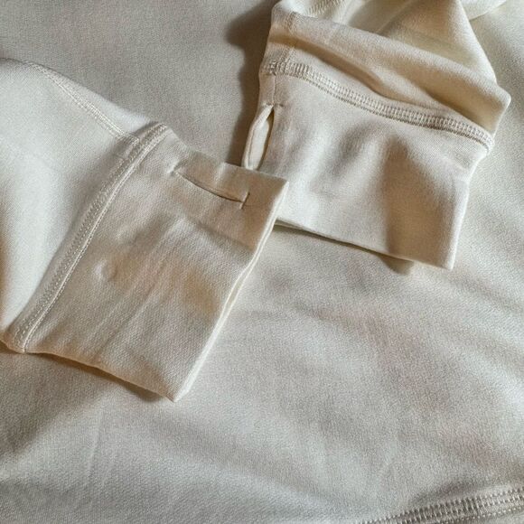 Alala Fleece Pullover Sweatshirt Womens Size Large Bone Funnel Neck pullover - Picture 9 of 15